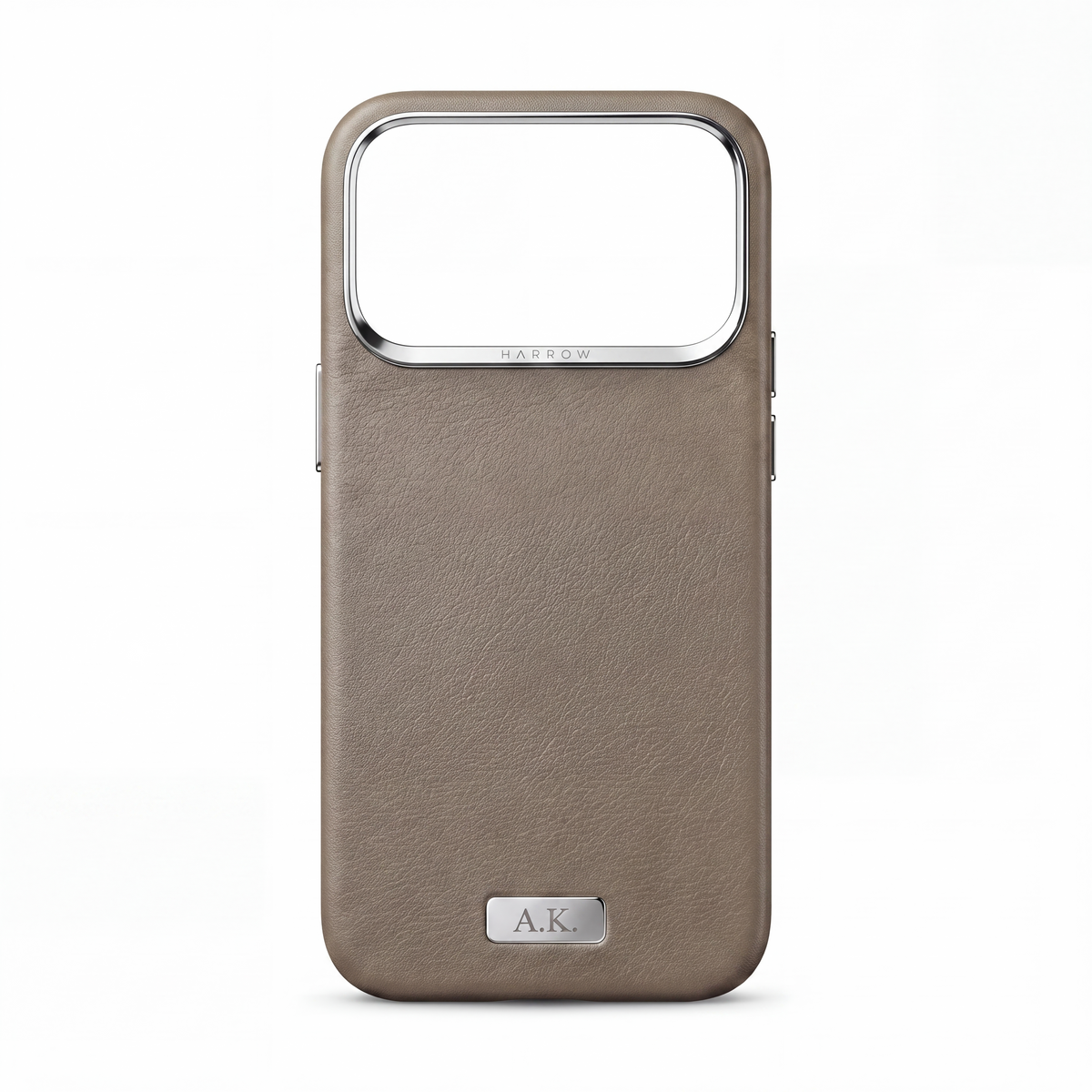 Leather Case for iPhone 18 Pro Max — Taupe